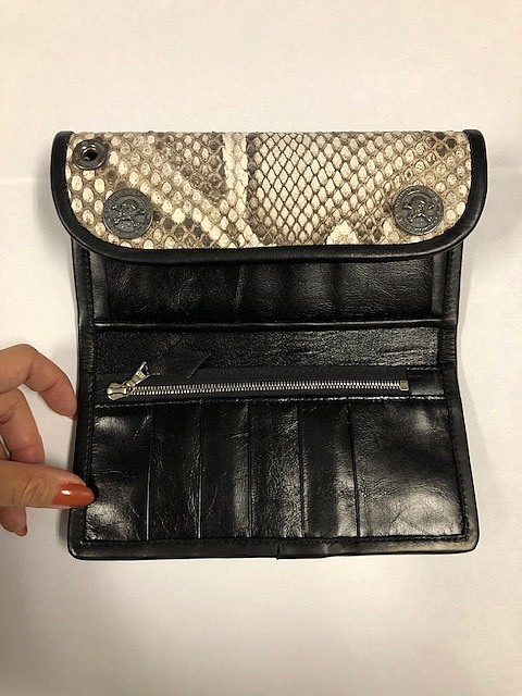 玄関先迄納品 Wall Bill Leather パイソン ラージ BWL ビルウォールレザー その他