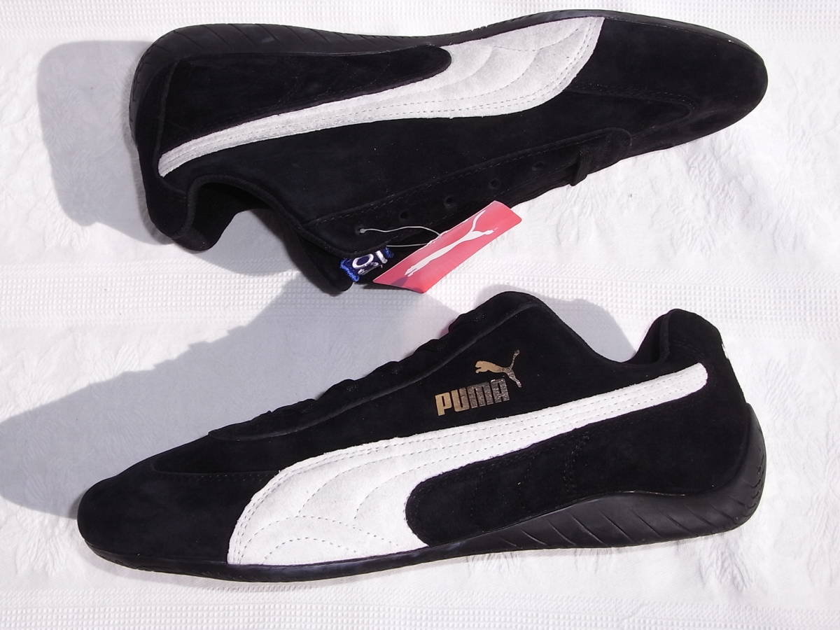 ☆送料無料☆ 激レア! 新品 PUMA SPARCO SPEED CAT OG スパルコ スピードキャット黒 ドライビングシューズ 26cm レザー天然皮革_画像9