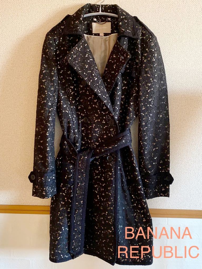 品数豊富! BANANA レース バナナリパブリック トレンチコート M