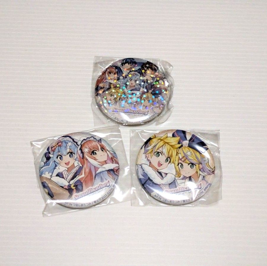 雪ミク Snow Miku 2023 缶バッジ 3個セット 初音ミク｜Yahoo!フリマ