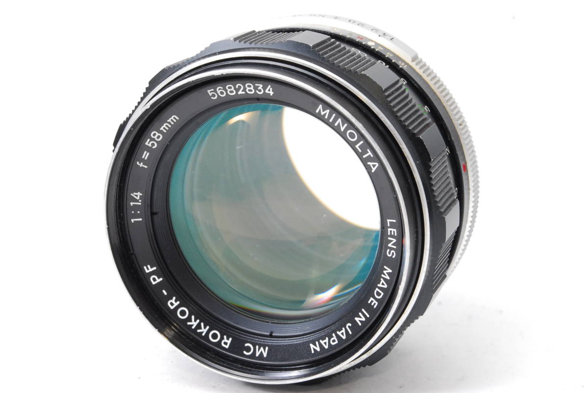 訳あり品 ミノルタ MINOLTA MC ROKKOR-PF 58mm F1.4 【5682834】 ♯9145