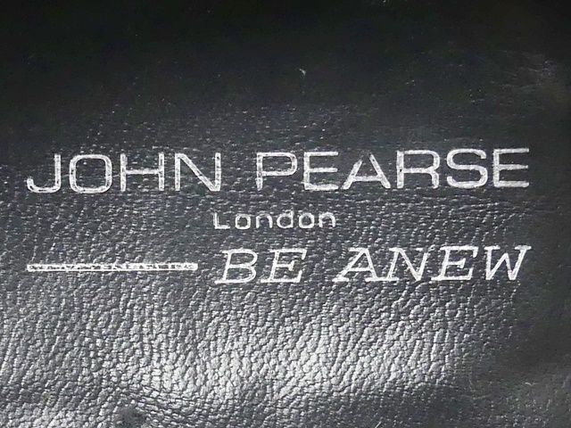 即決★日本製 JOHN PEARSE★26cm レザーモンクストラップシューズ ジョンピアース メンズ 茶 ブラウン 本革 ビジネスシューズ 本皮 革靴