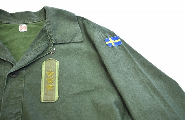 スウェーデン軍 M55プルオーバーミリタリーシャツ 長袖PULLOVER L/S SHIRT SWEADEN ARMY MILITARY VINTAGE 年代 ユーロ ヨーロッパ EURO_画像9