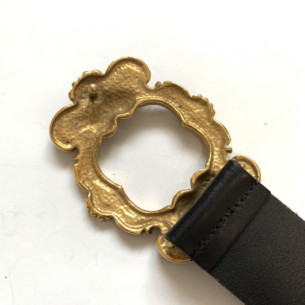 DOLCE&GABBANA 本革 エンジェルバックルベルト smcint.com