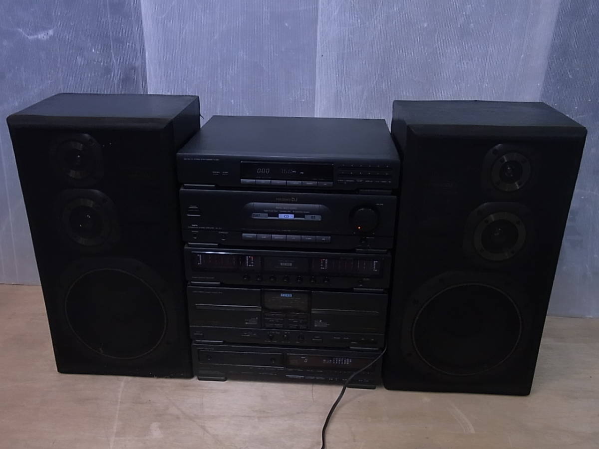 □サンヨー CD/カセットテープ システムコンポ1