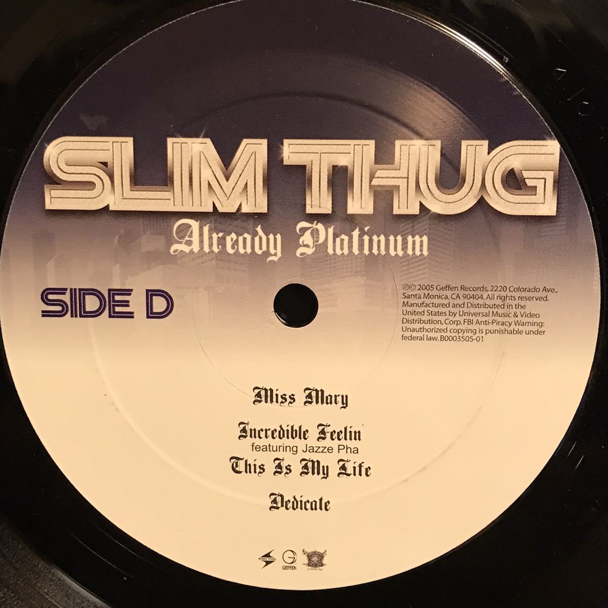 Slim Thug / Already Platinum 2LP_画像4