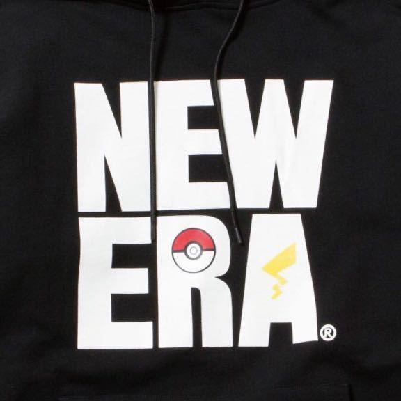 ポケモン ニューエラ コラボ パーカー ピカチュウ Mサイズ モンスターボール Square Logo New Era Pokemon アパレル ブラック 黒
