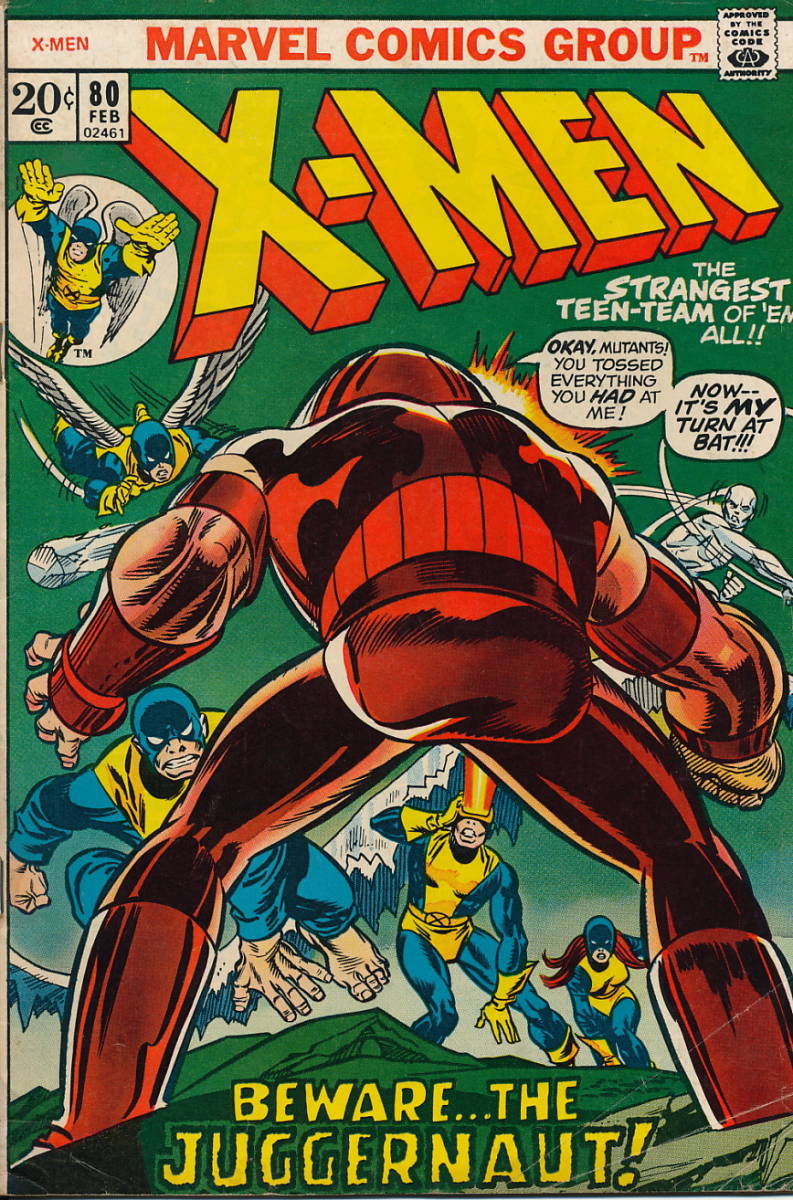  American Comics * leaf X- men The X-Men #80 Feb 1973