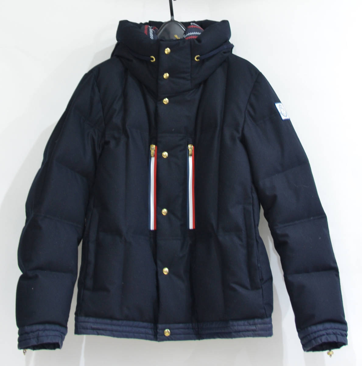 MONCLER GAMME BLEU モンクレール ガムブルー ダウン ジャケット サイズ 2 ブラック Y-288234_画像1