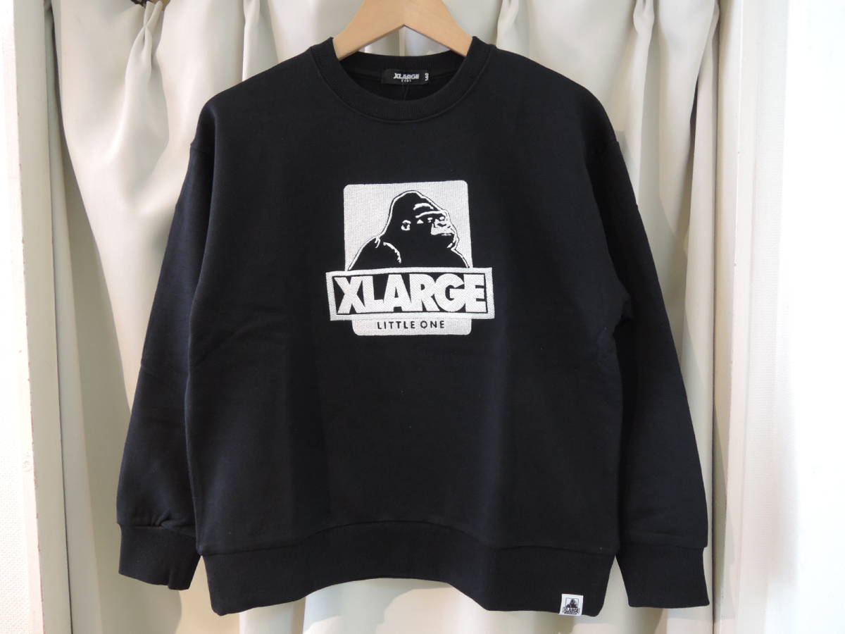 X-LARGE XLarge XLARGE Kids обратная сторона шерсть. . вода OG Gorilla .... футболка черный 140 новейший популярный товар 