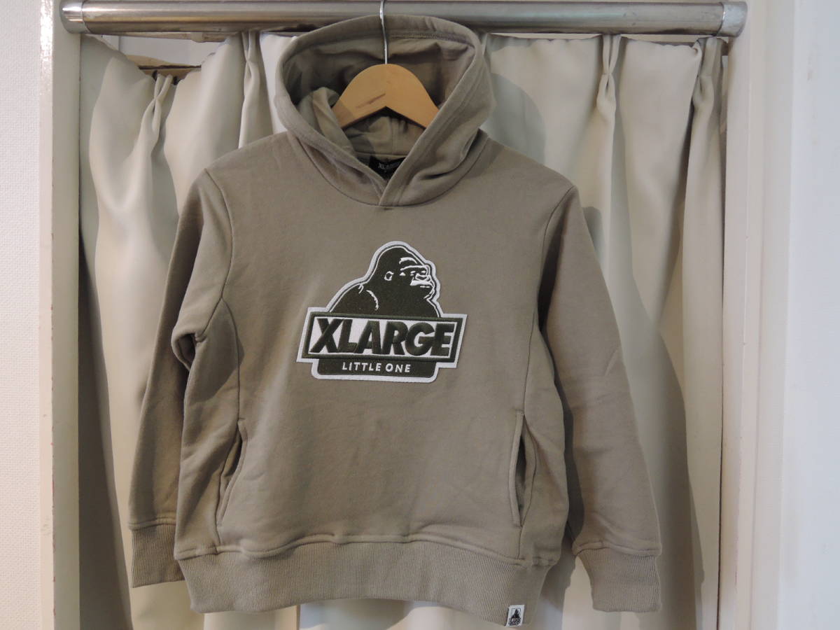 X-LARGE XLarge XLARGE Kidss Ran tedoOG Gorilla .... badge Parker khaki anti-bacterial deodorization 130 newest popular commodity 