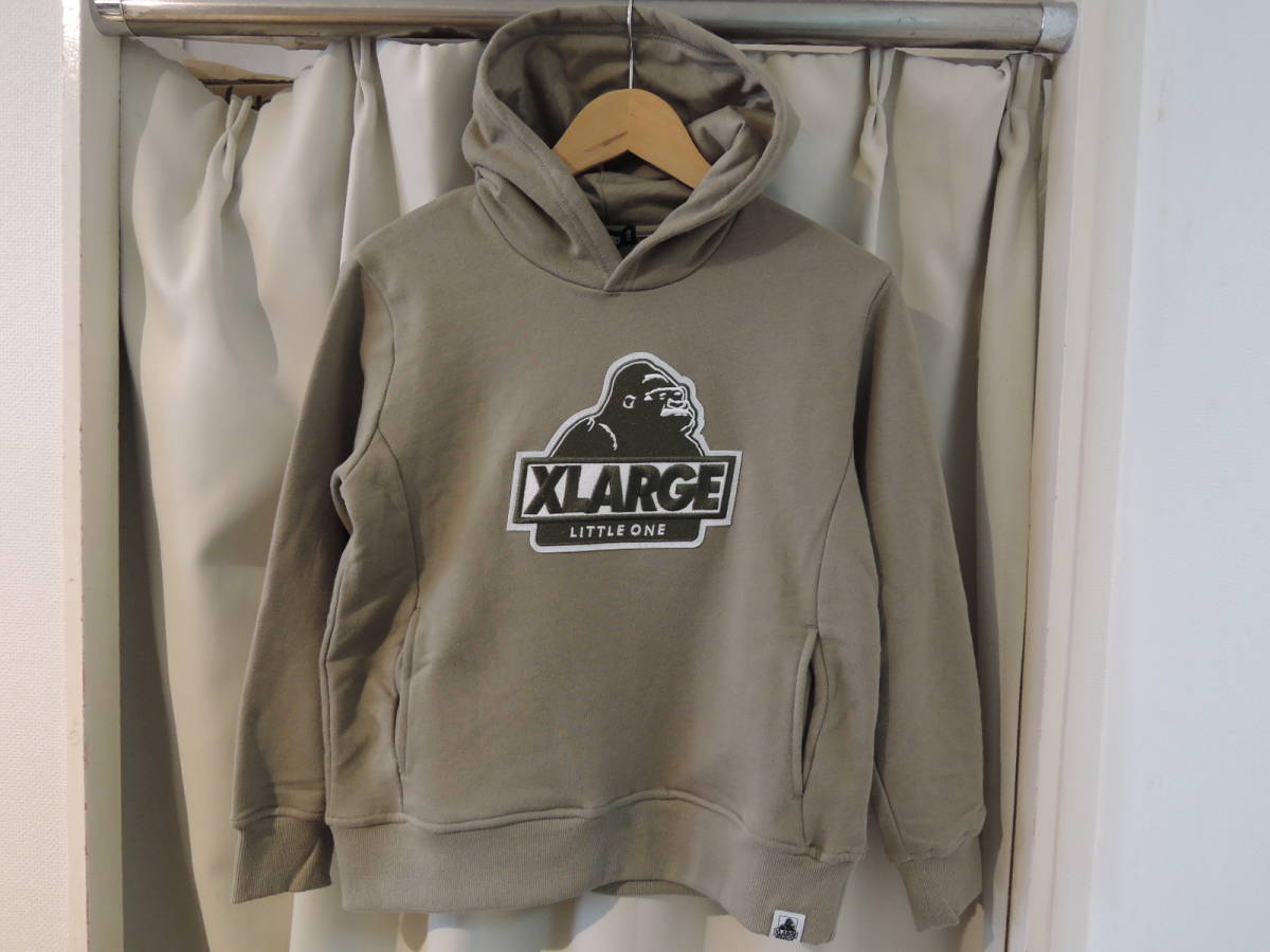 X-LARGE XLarge XLARGE Kidss Ran tedoOG Gorilla .... badge Parker khaki anti-bacterial deodorization 140 newest popular commodity 