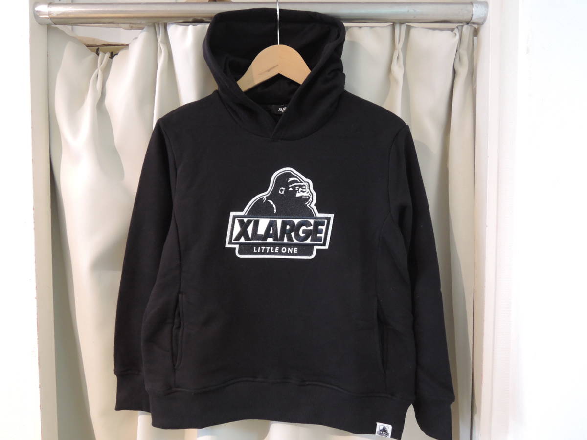 X-LARGE XLarge XLARGE Kidss Ran tedoOG Gorilla .... badge Parker black anti-bacterial deodorization 140 newest popular commodity 