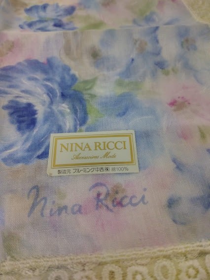 【正規品】NINA RICCI / ニナ・リッチ ハンカチ ha-327_画像2