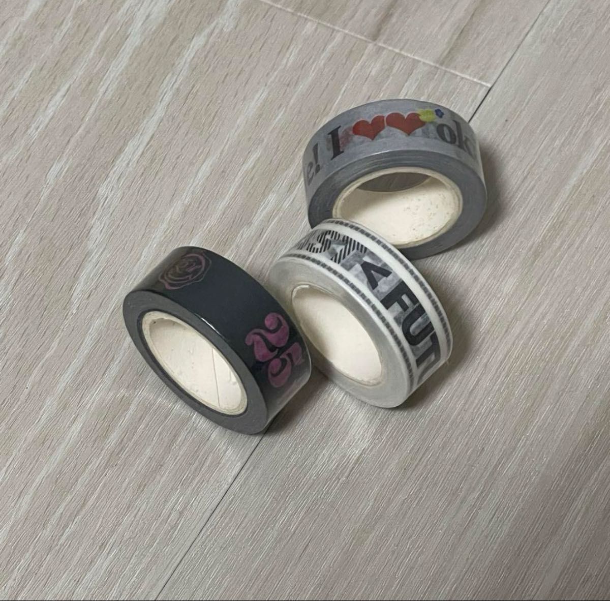 安室奈美恵 マスキングテープ 3個セット お得 非公式グッズ マスキングテープ 3個セット 安室奈美恵