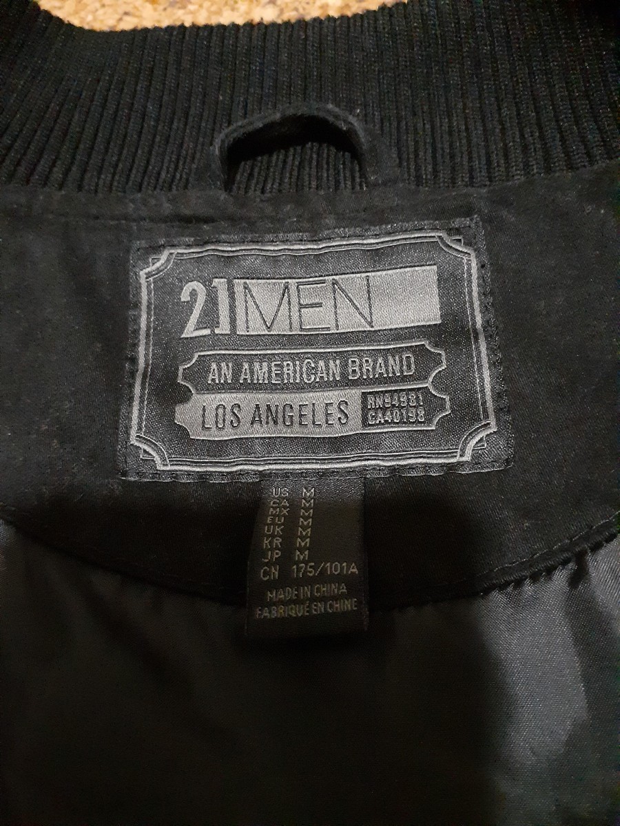21MEN FOREVER 21 レザー風ジャケット メンズ Mサイズ|Yahoo 21MEN FOREVER 21 レザー風ジャケット メンズ Mサイズ|Yahoo