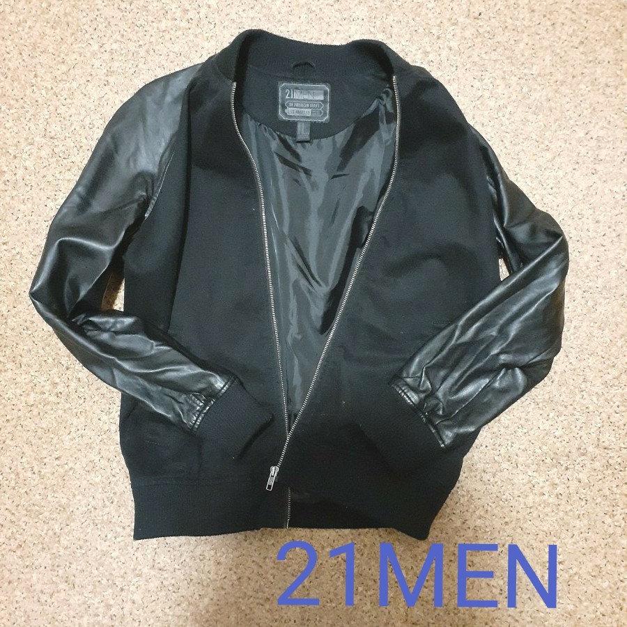 21MEN FOREVER 21 レザー風ジャケット メンズ Mサイズ|Yahoo 21MEN FOREVER 21 レザー風ジャケット メンズ Mサイズ|Yahoo
