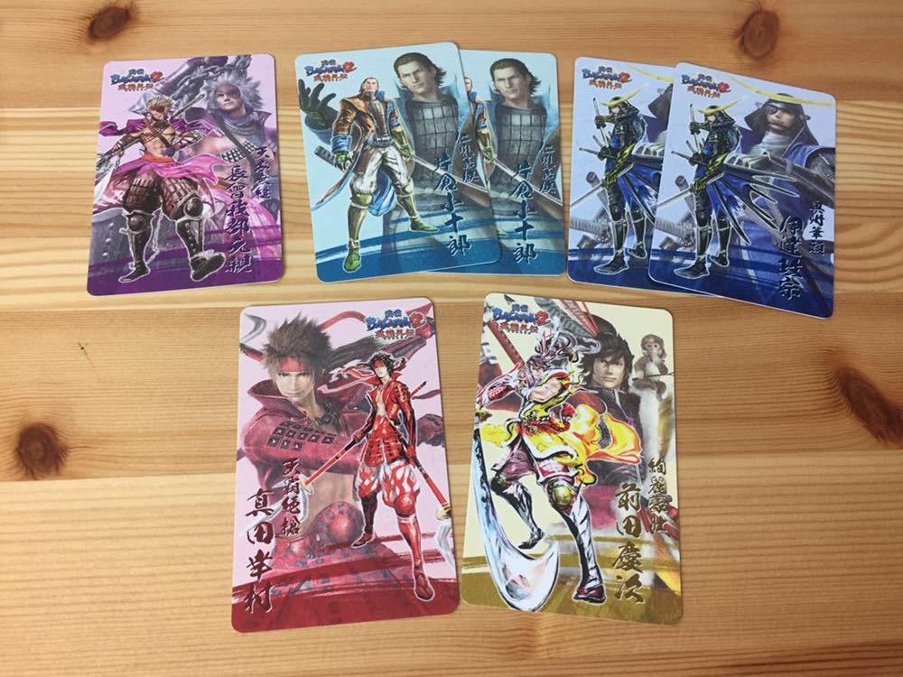 非売品 レア 美品 カード カレンダー 戦国BASARA バサラ 英雄外伝 ゲーム_画像1