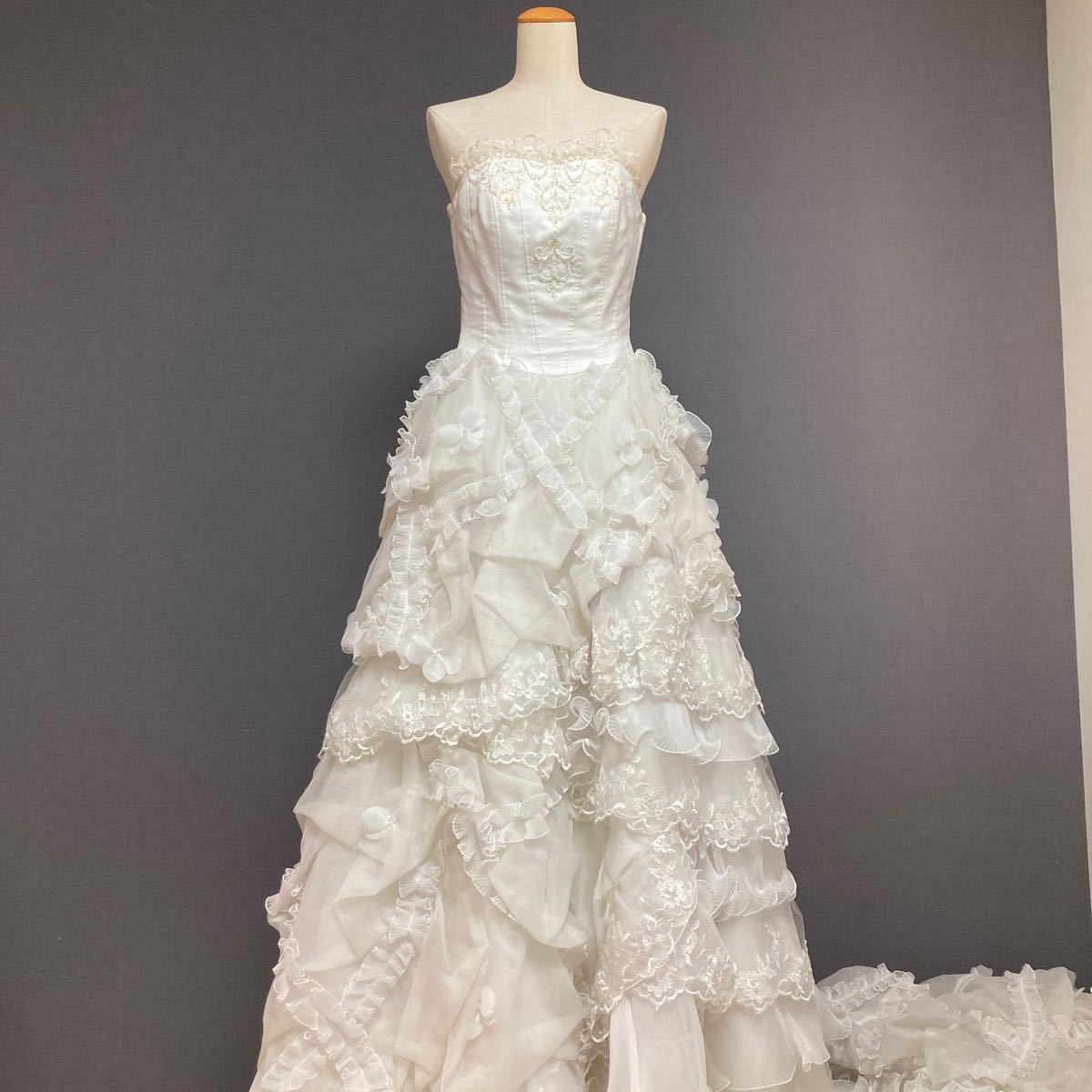 品質満点 Lovely 201012-20① ホワイト size:7T ウエディングドレス KURAUDIA クラウディア Wedding Aラインタイプ 品質満点 Lovely 201012-20① ホワイト size:7T ウエディングドレス KURAUDIA クラウディア Wedding Aラインタイプ