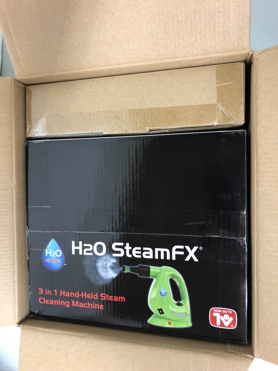 H2O steam FX cleaning set attaching red cleaning tool 
