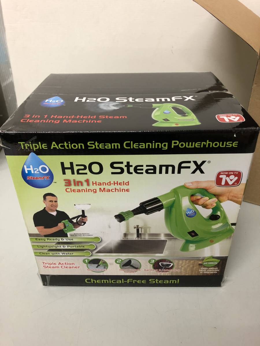 H2O steam FX cleaning set attaching red cleaning tool 