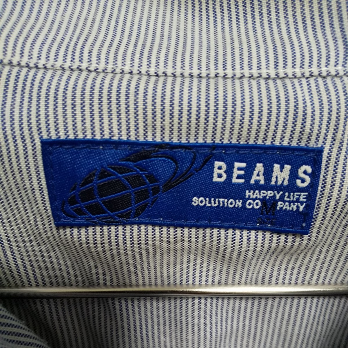 【BEAMS】ポロシャツ メンズ M ネイビー