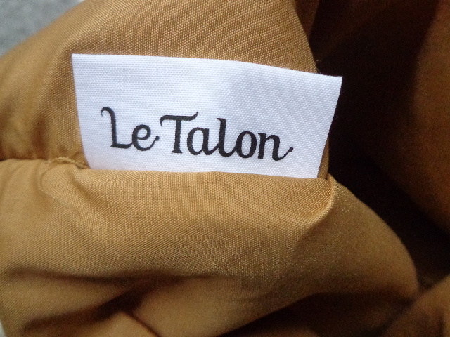 未使用 素敵！ Le Talon ルタロン オリジナル ジュートバッグ Jute Bag トートバッグ ヘリンボーン White 非売品 ノベルティ_画像6