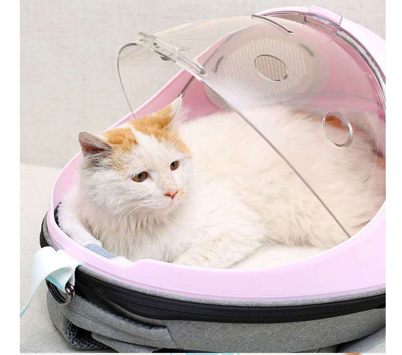 猫のバック旅行スペースペットキャリアカプセルショルダーバッグ　可愛い３色_画像6