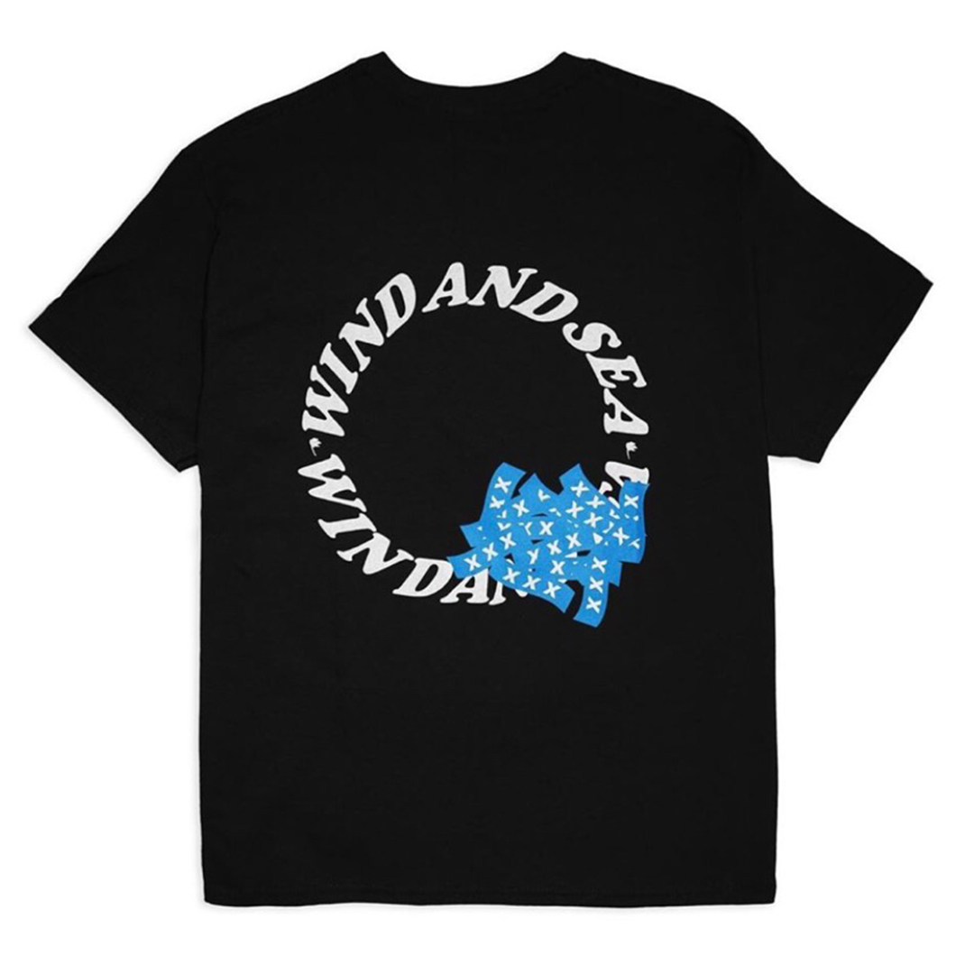 1330 WIND AND SEA×GOD SELECTION XXX (circle-xxx)T-SHIRT Black XL