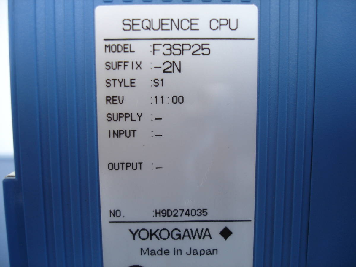 YOKOGAWA シーケンサー　 F3SP25セット_画像3