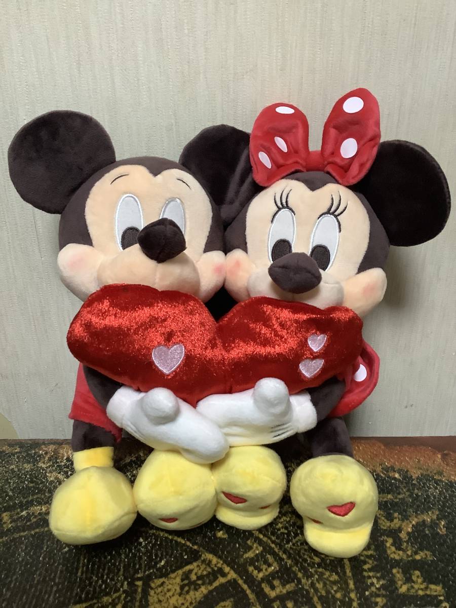  Disney Mickey & minnie Valentine ( мягкая игрушка ) Rav Rav пара мягкая игрушка Disney магазин Heart Disney магазин 