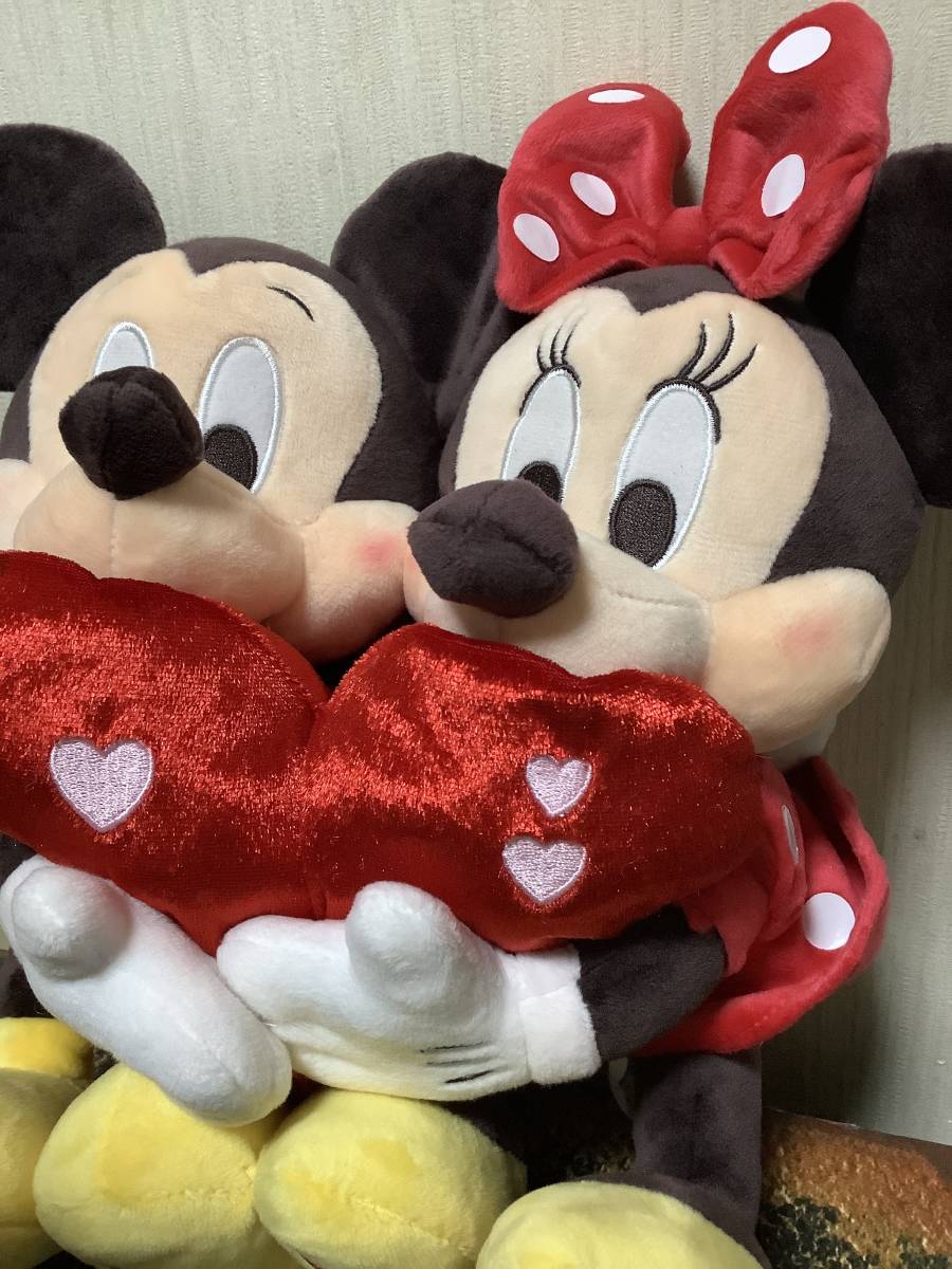  Disney Mickey & minnie Valentine ( мягкая игрушка ) Rav Rav пара мягкая игрушка Disney магазин Heart Disney магазин 