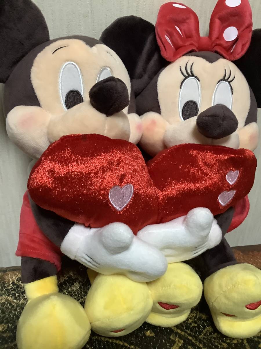  Disney Mickey & minnie Valentine ( мягкая игрушка ) Rav Rav пара мягкая игрушка Disney магазин Heart Disney магазин 