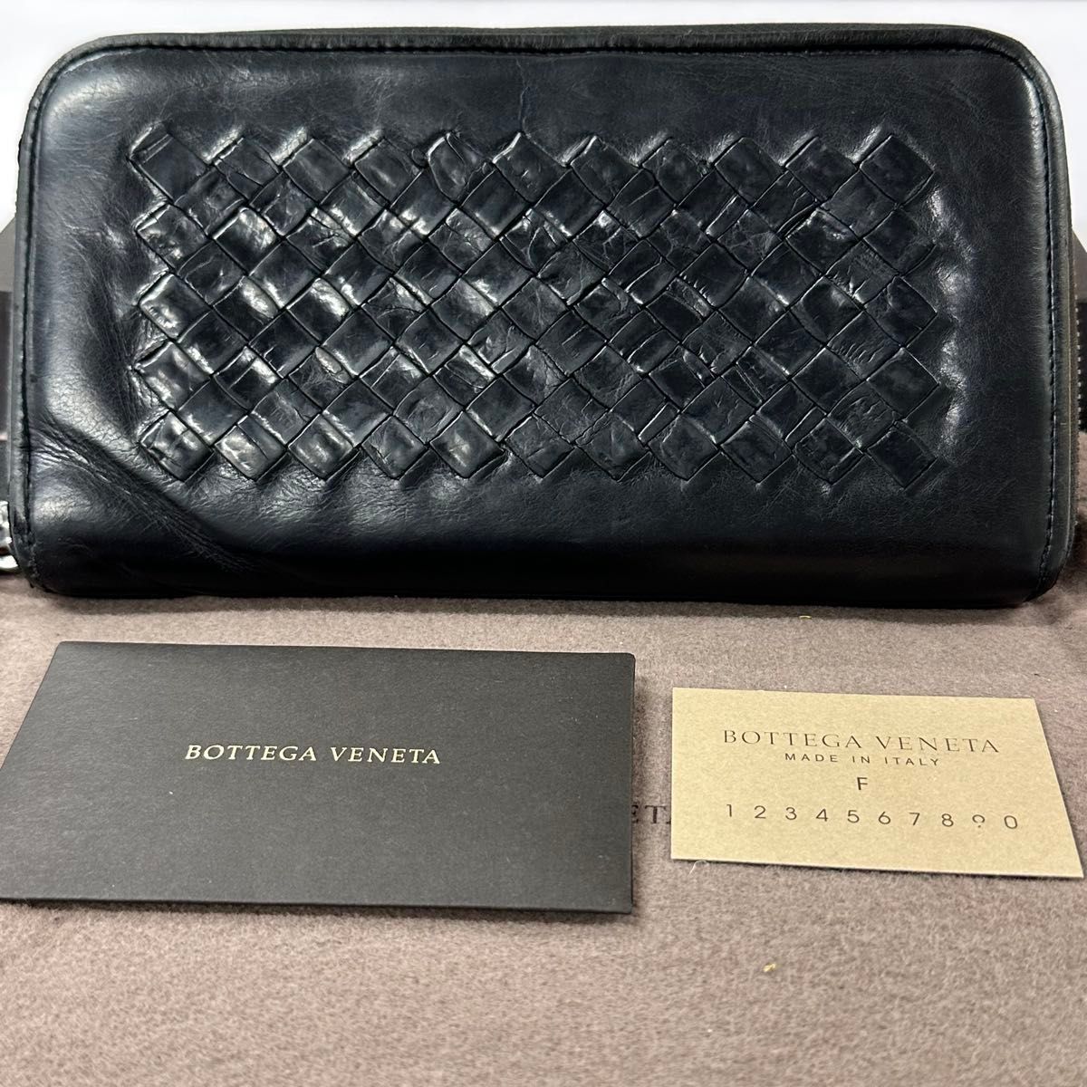 超良品 希少 ボッテガヴェネタ BOTTEGA VENETA 財布 長財布