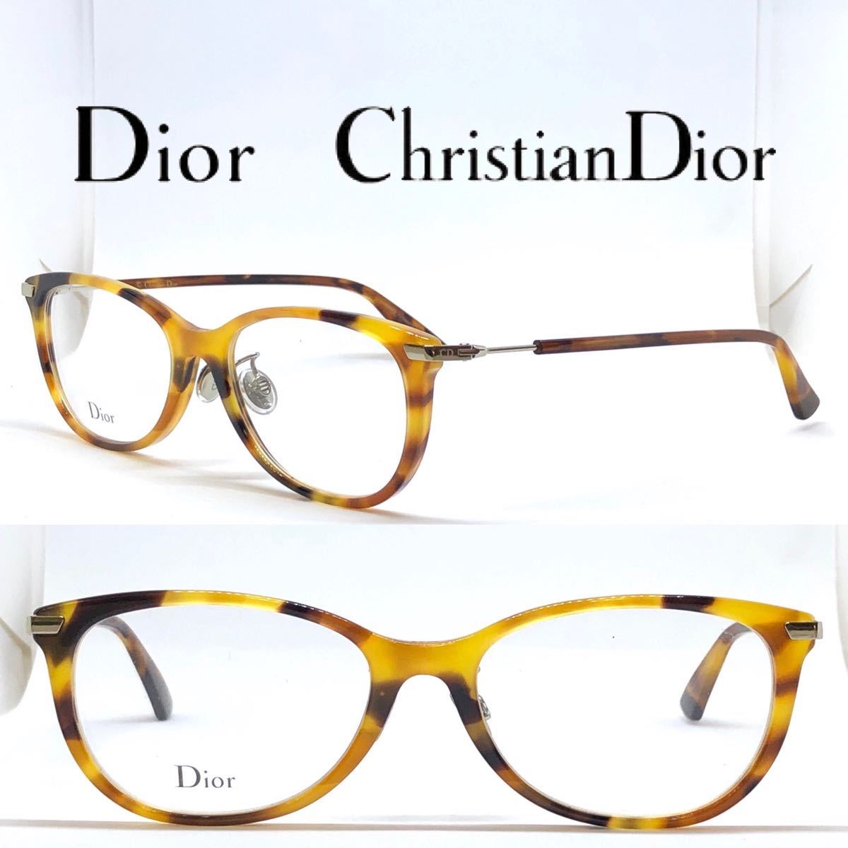 新品 送料無料 Christian Dior クリスチャン ディオール メガネフレーム DIOR ESSENCE9F SX7 LT HAVANA ライトハバナ