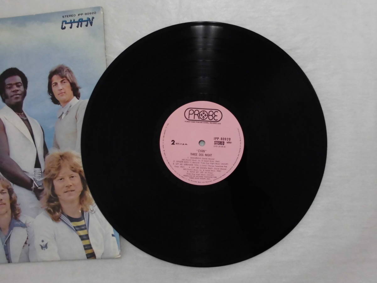 良盤屋 P-1813◆LP◆Pop Rock-　 スリードッグナイト シアン　Three Dog Night Cyan＞1973 　送料480_画像10