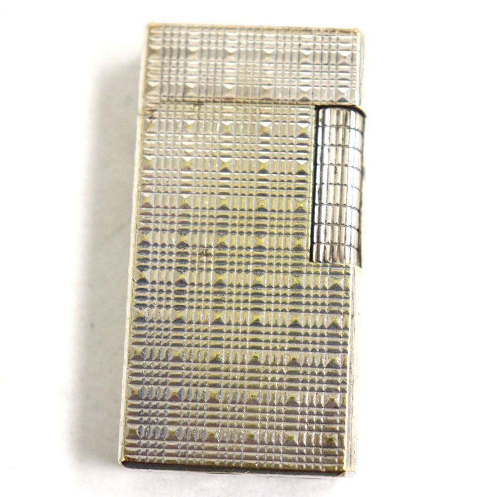 良品◇dunhill ダンヒル ローラータイプ ガスライター シルバー ...
