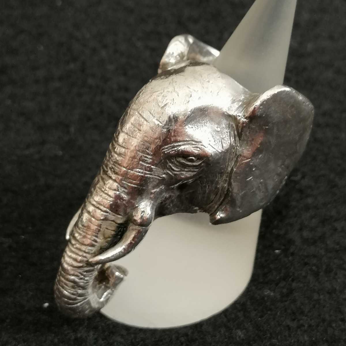 DOG STATE ドッグステイト エレファントリング 指輪 牙有り Elephant Ring 16号 silver925/シルバー925