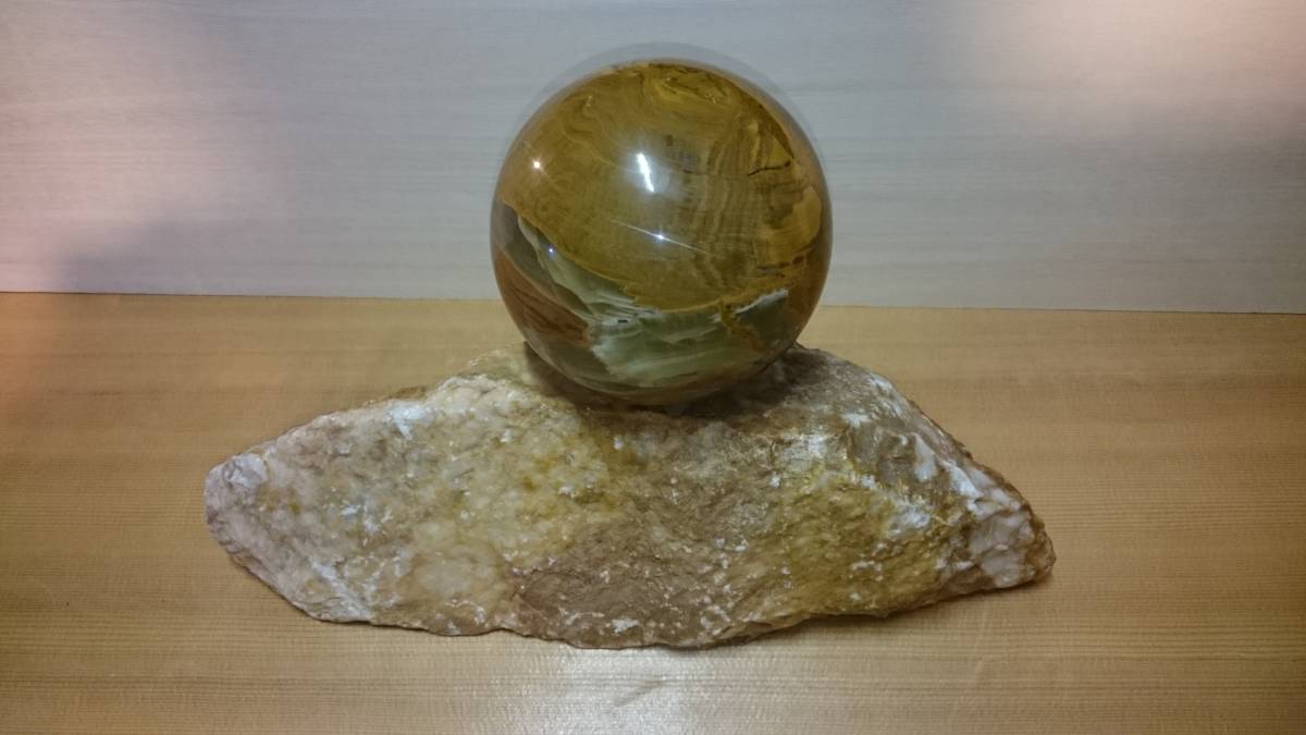 ◎大理石置物特産大理石幸運の玉美術工芸品-日本代購代Bid第一推介