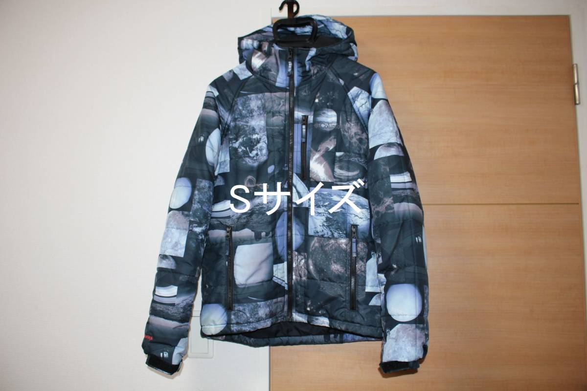 ☆即決 送料込 Sサイズ 17AW Kinetics × Columbia Khumbu Glacier Jacket PLANET 総柄 OMNI-SHIELD 宇宙柄 撥水 防汚_画像1