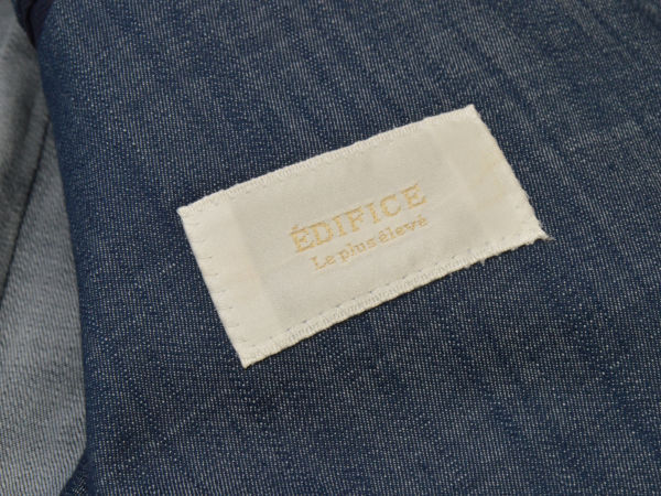 エディフィス EDIFICE CRS 3B ジャケット スラブシャンブレー 42サイズ 
