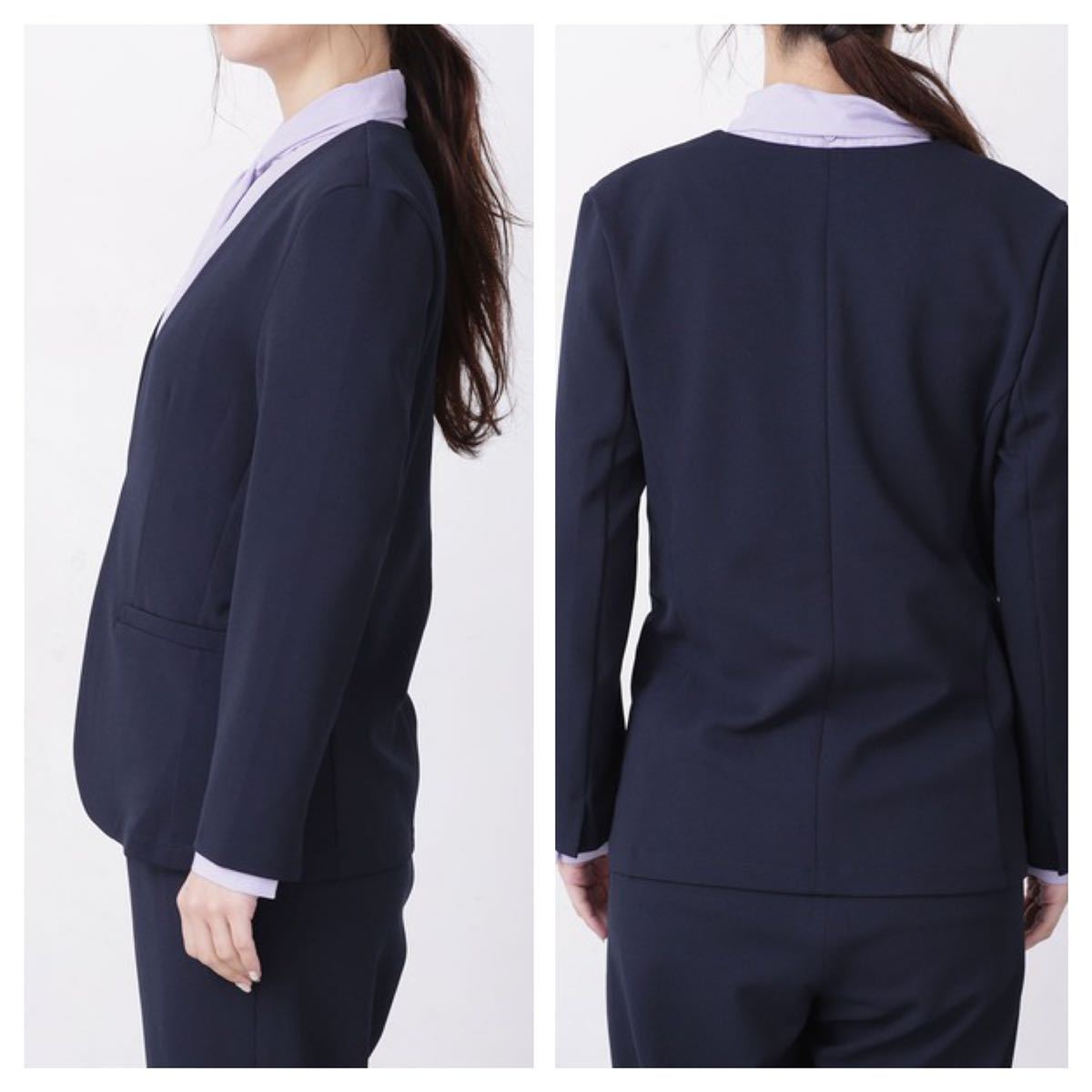 新品 ナノユニバース WEB限定 カットジョーゼット ジャケット+ 新品 ナノユニバース WEB限定 カットジョーゼット ジャケット+