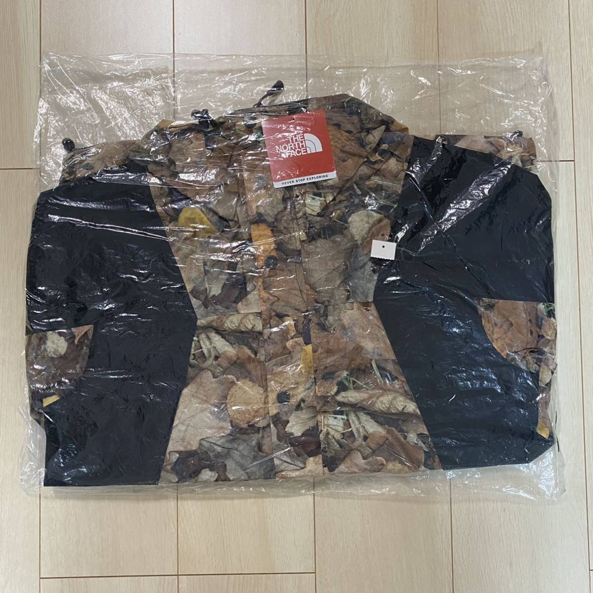 Supreme THE NORTH FACE Mountain LIGHT JACKET Leaves S 落ち葉 枯葉