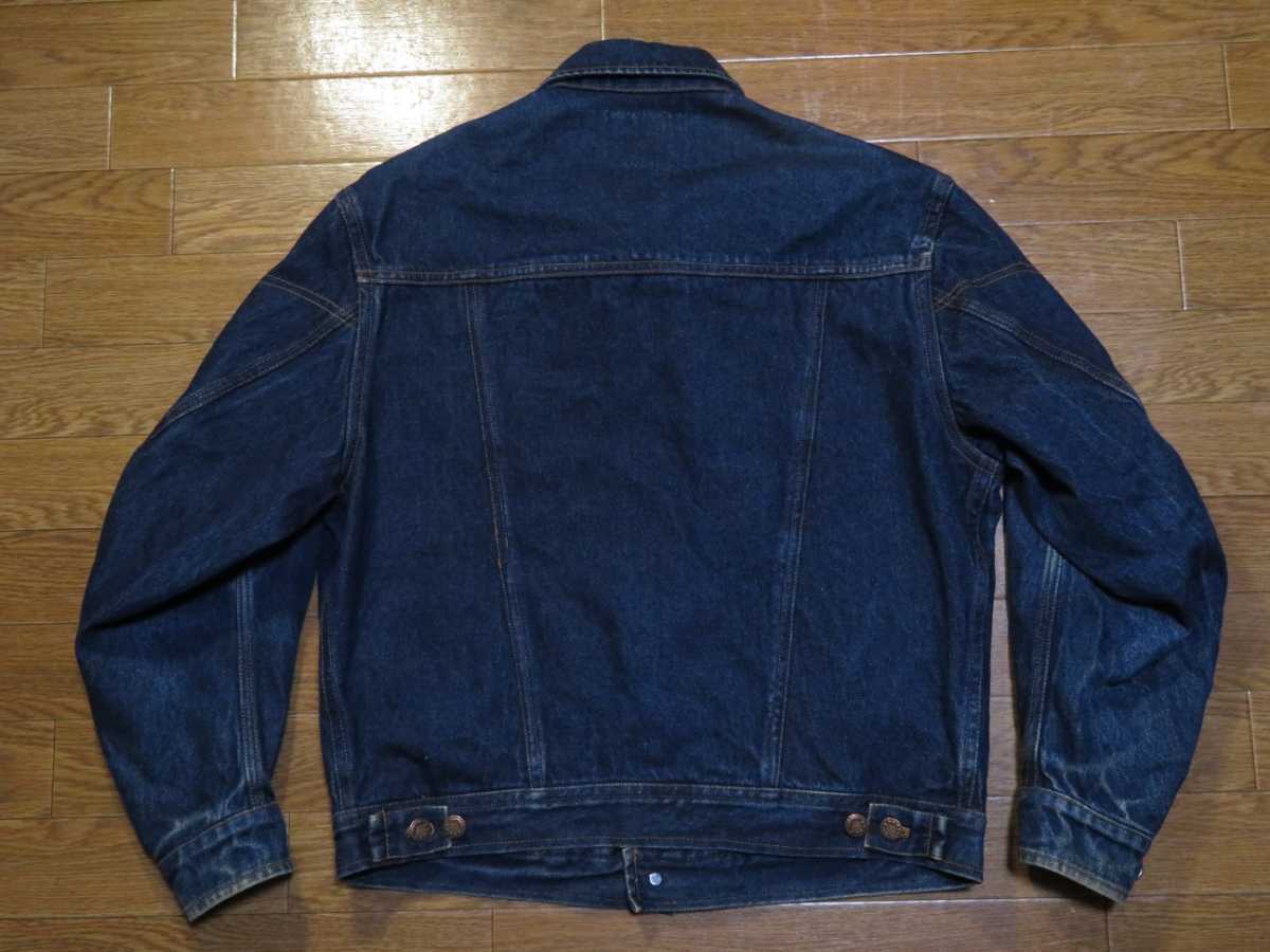 希少品★当時物【Mサイズ】日本製MADE IN JAPAN【men's Bigiメンズビギ】デニムジャケットJM-1E51レトロ【Gジャン】ビンテージ【ブルゾン】_画像2