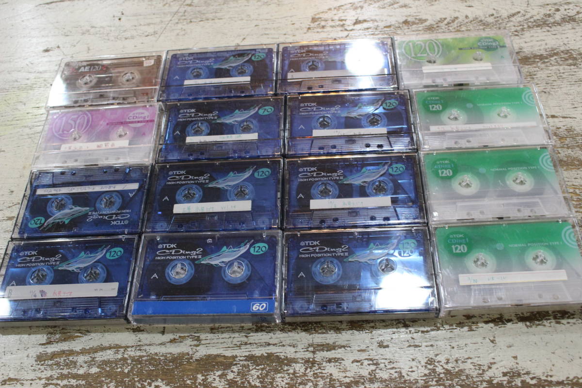 TDK カセットテープ 中古 まとめ 16枚 使用済み