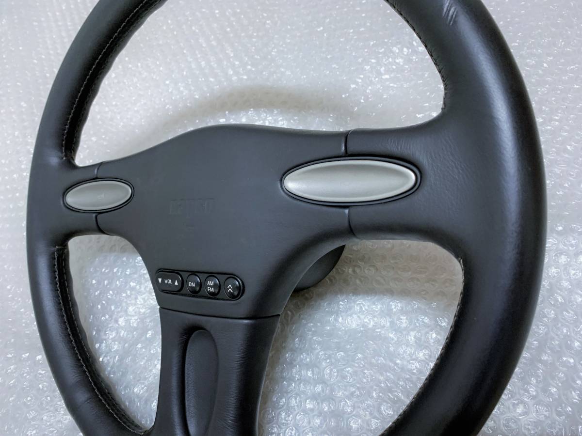  new car beautiful goods! that time thing Nissan original OP option navan leather steering gear steering wheel 36 pie Skyline R30 R31 R32 S13 Nismo Nardi 