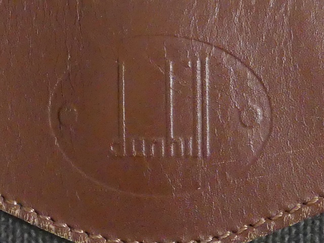 即決☆dunhill☆レザーコンビボストンバッグ ダンヒル メンズ こげ茶