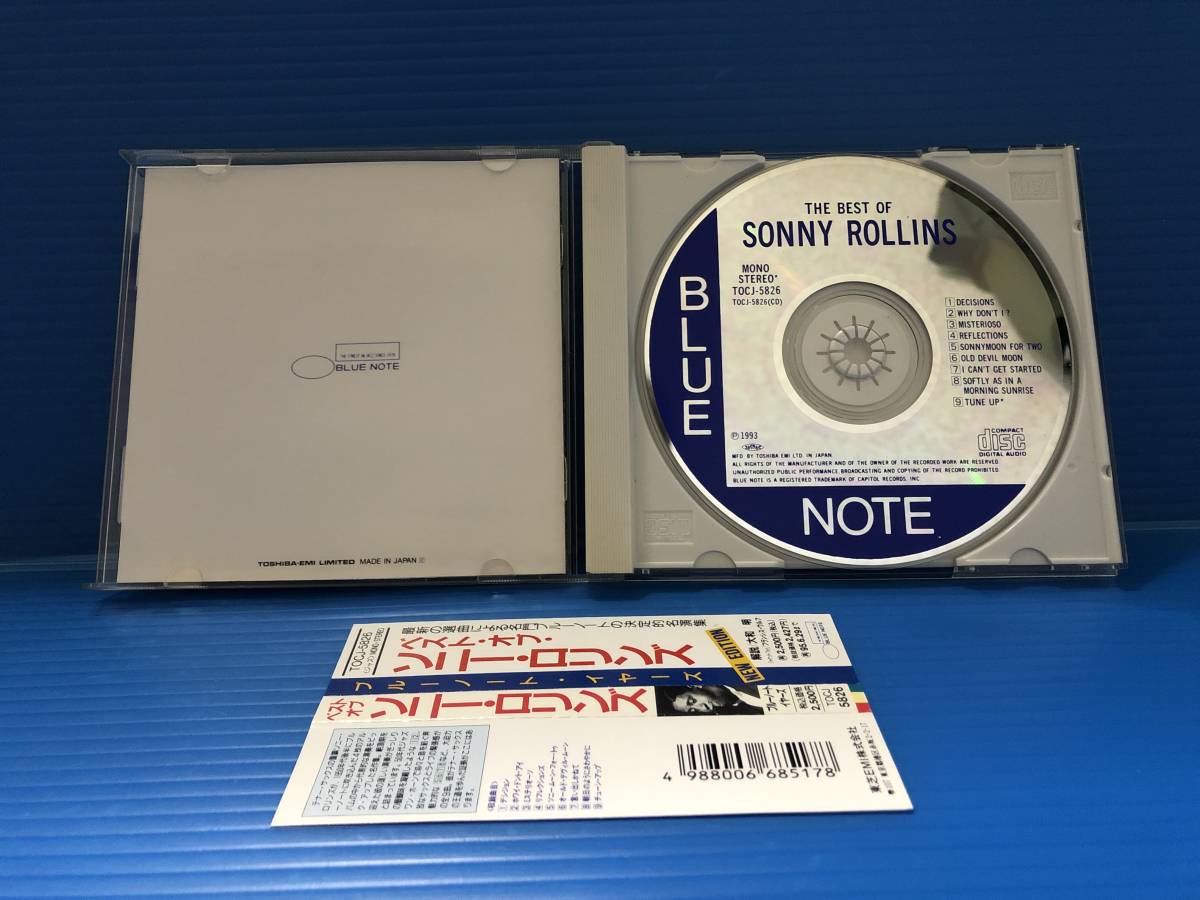 【CD】ソニー・ロリンズ ベスト・オブ THE BEST OF SONNY ROLLINS THE BLUE NOTE YEARS 777_画像7