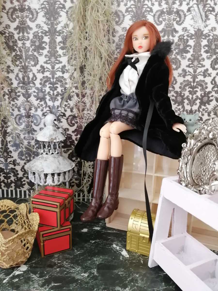 0r1021 кукла для мелкие вещи рама серебряный готический металл способ Licca-chan Barbie Blythe tami- Chan Jenny momoko Barbie 1/6 кукла 