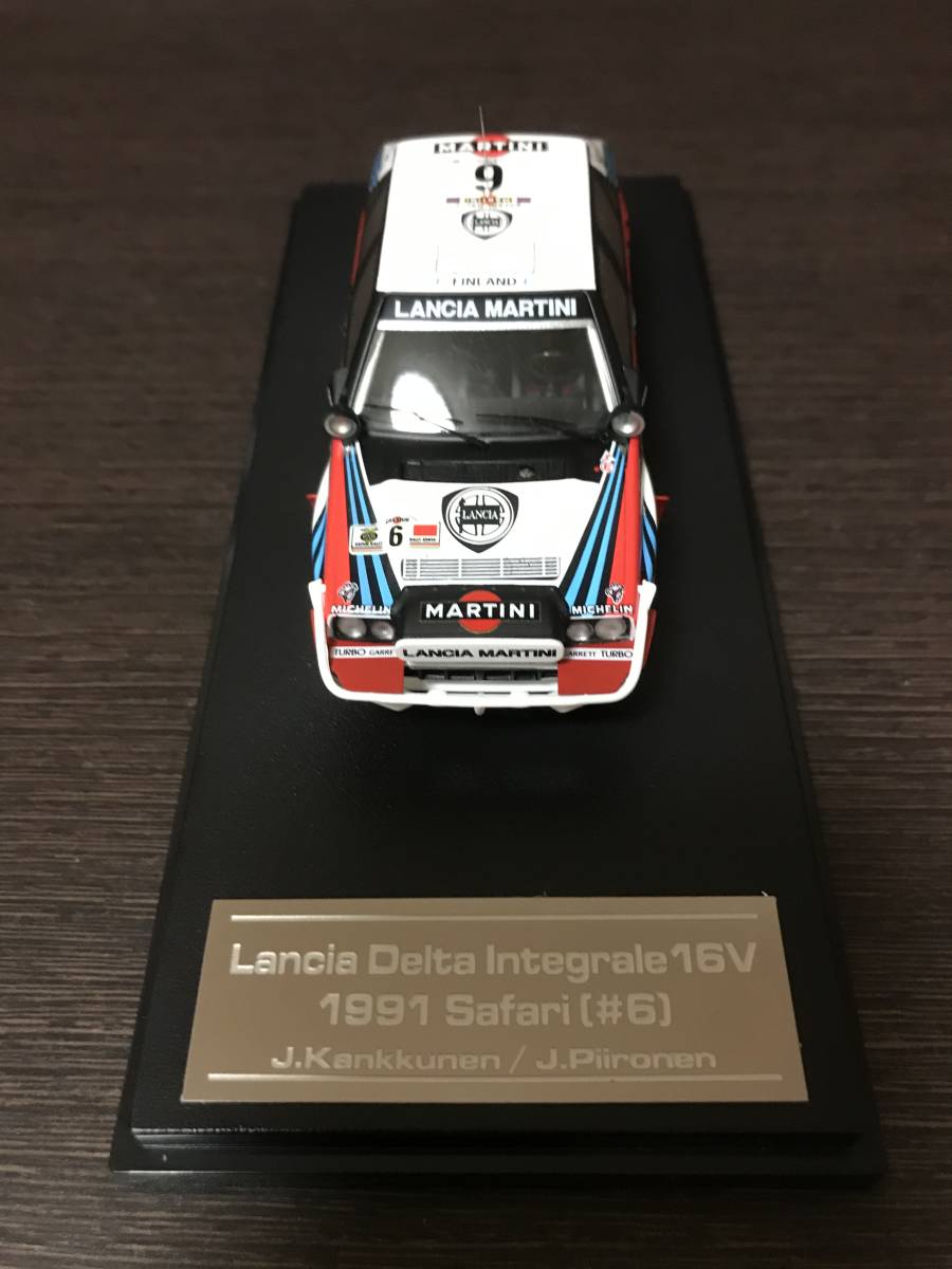 1/43 hpi 【ライトポッド仕様】 ランチア・デルタ HF インテグラーレ 16V #6 J.カンクネン組 サファリ・ラリー優勝 1991_画像5